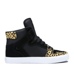 Supra Mens VAIDER Animal/Black/white High Top Shoes | CA-20871